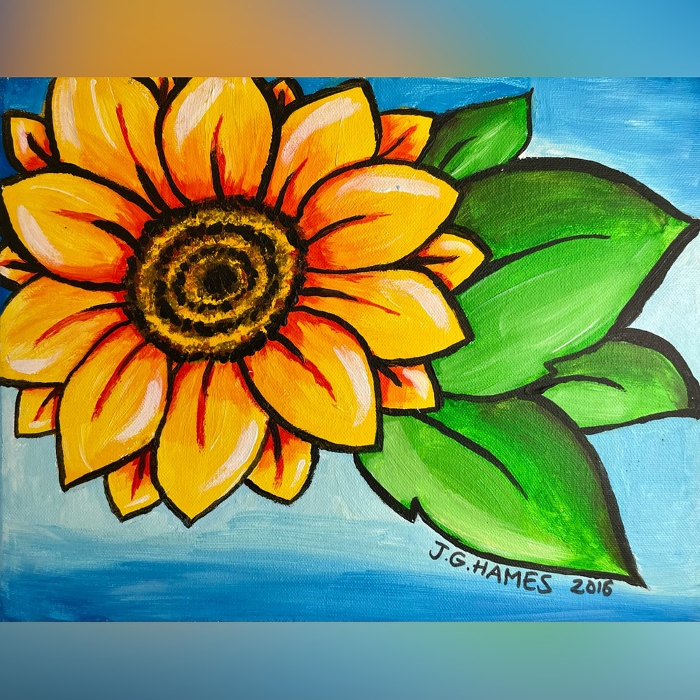 Handmade acrylic painting